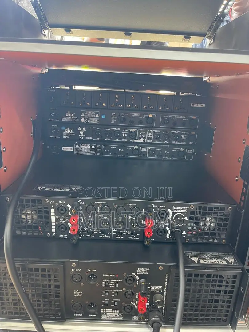 Loaded 14u Dj Rack for Full Range and Double Bass Speakers