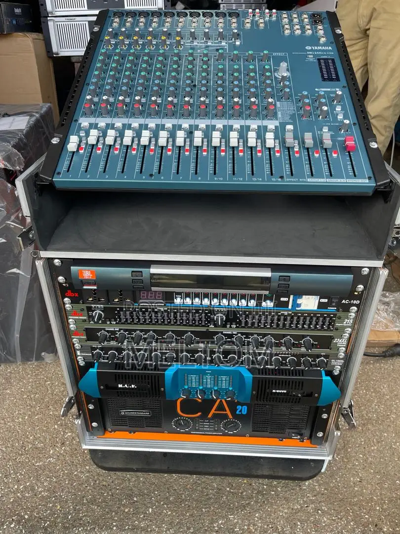Loaded 14u Dj Rack for Full Range and Double Bass Speakers