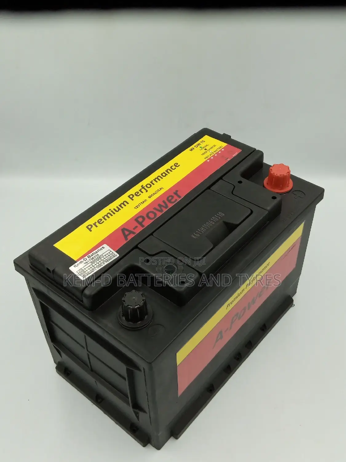Car Battery + Free Delivery ( 15 Plates ) + WARRANTY 1YR