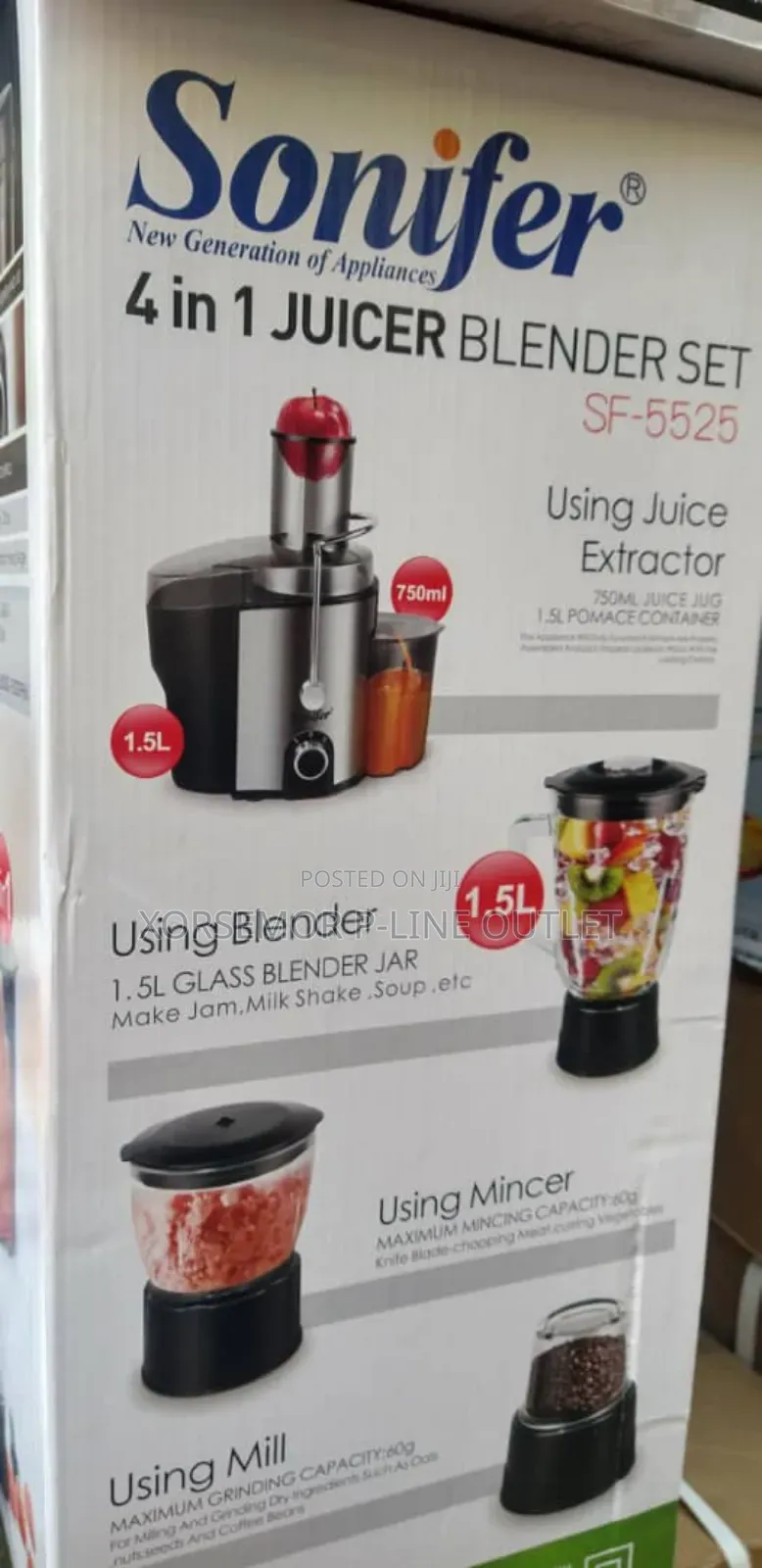 Juicer and Blender Sf-5525