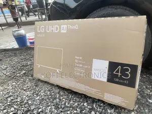 LED Smart LG UHD, 43'', Feet Stand, Black - TV