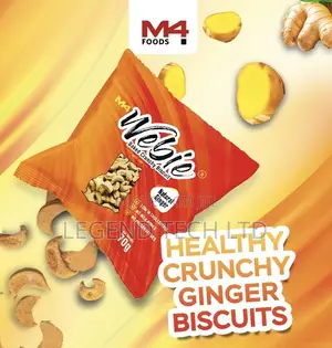 Webie Baked Crunchy Biscuits Vanilla/Chocolate Ginger