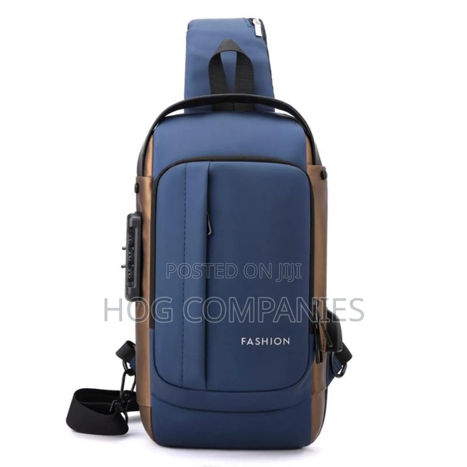 Unisex Anti-Theft Side Bag Multi Compartment Lightweight