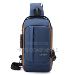 Unisex Anti-Theft Side Bag Multi Compartment Lightweight