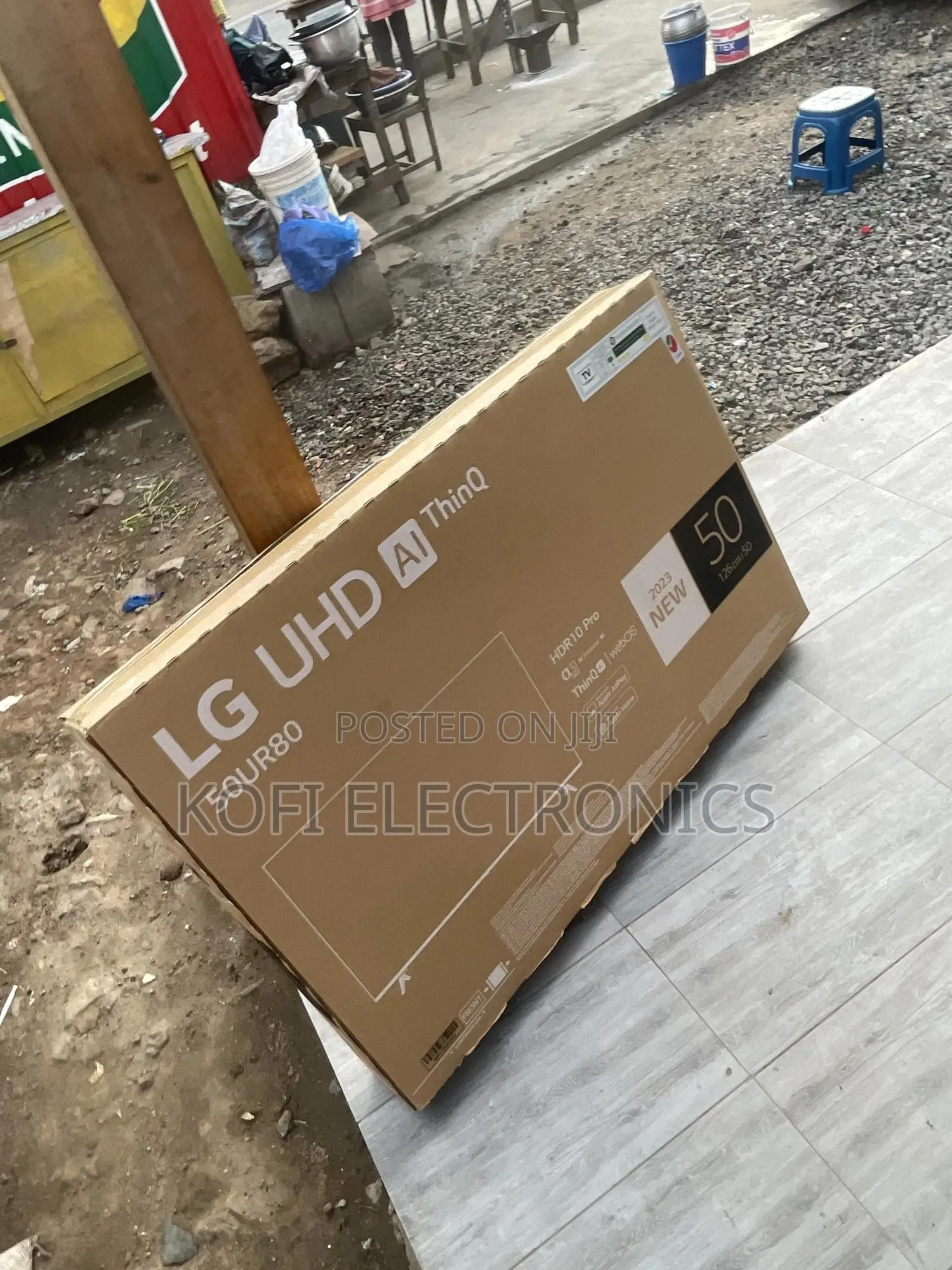 Powerful LG 50~Smart UHD Sat Thinq AI TV+Magic Remote