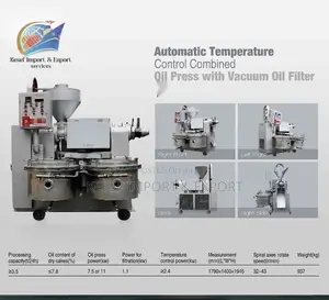 Automatic Oil Press Machine. All Seeds