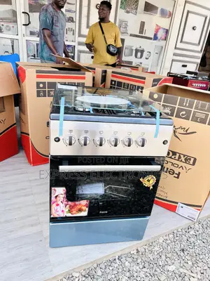Available Now Newline Grey Gas Stove Oven 4burner 60/60