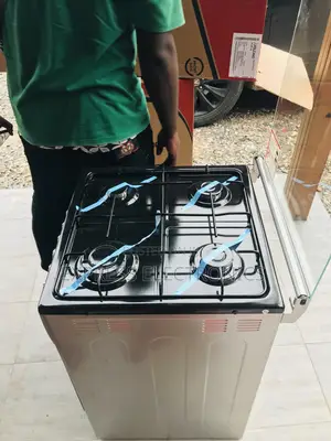 Volcano Grey Color Stove 4burner 50/50 Cooker Oven