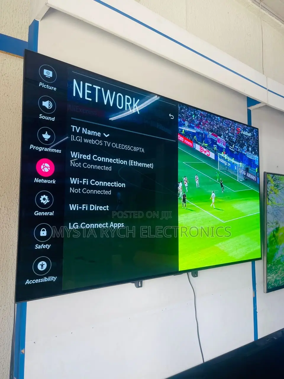 LG 55” Smart Satellites Oled Tv- UK Used