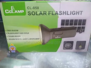 Cclamp Solar and Electric Flashlight 