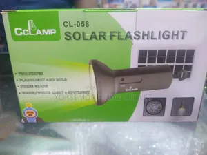 Cclamp Solar and Electric Flashlight 