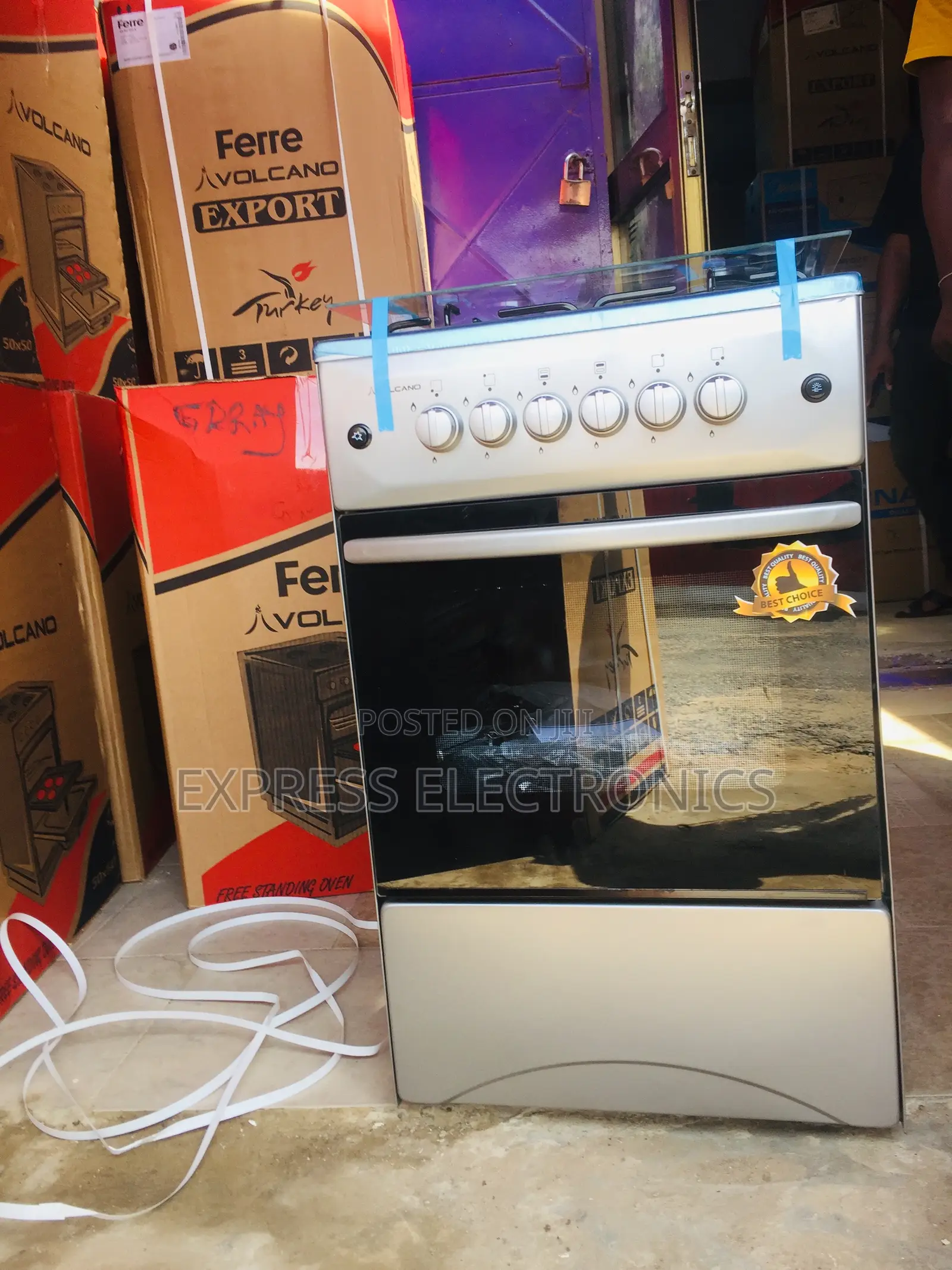 Shop for Volcano Gas Cooker Oven 4burner 50/50 Auto Ignition