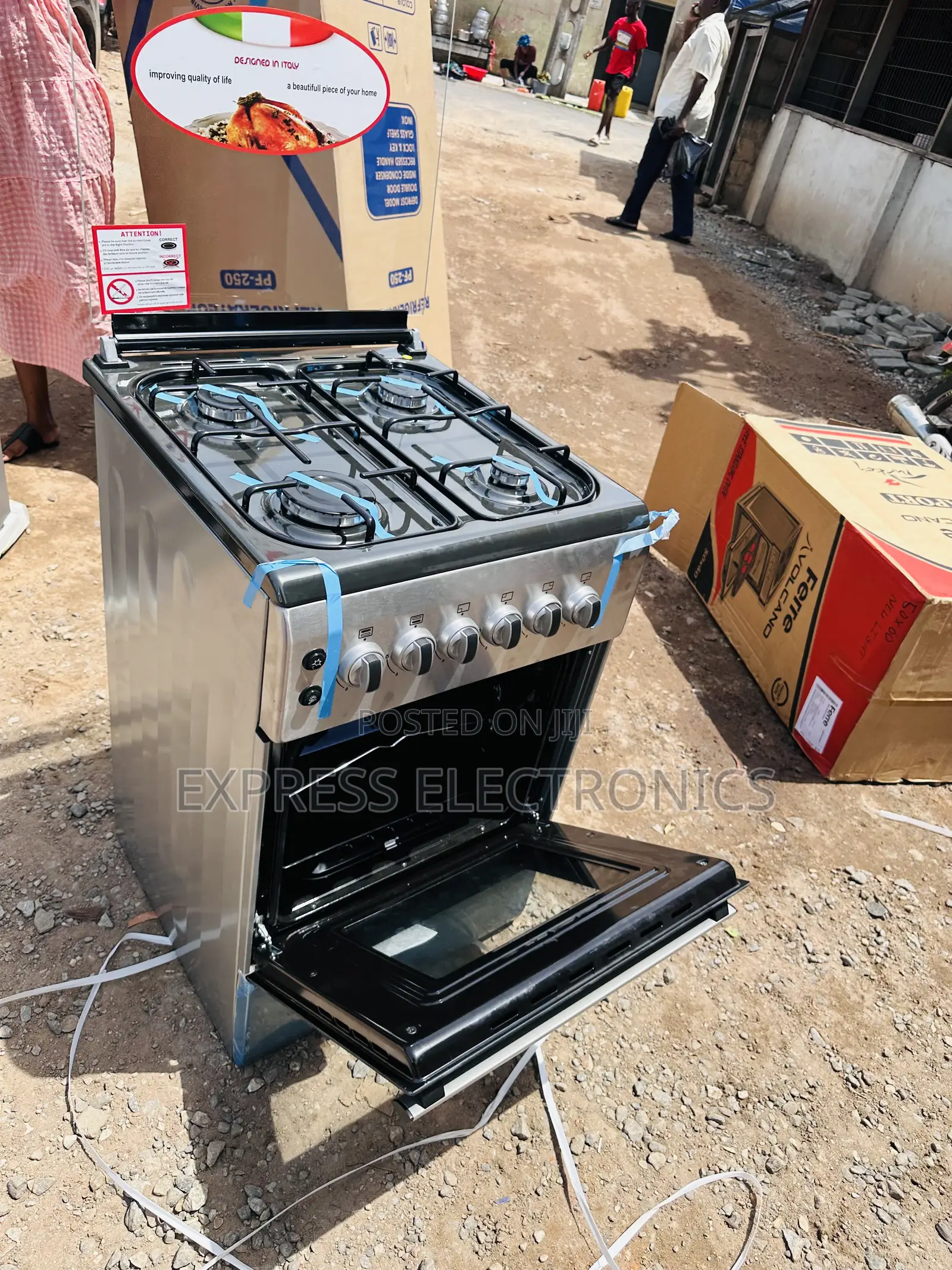 Brand New Newline Gas Stove Oven Rotisserie 4burner 60/60