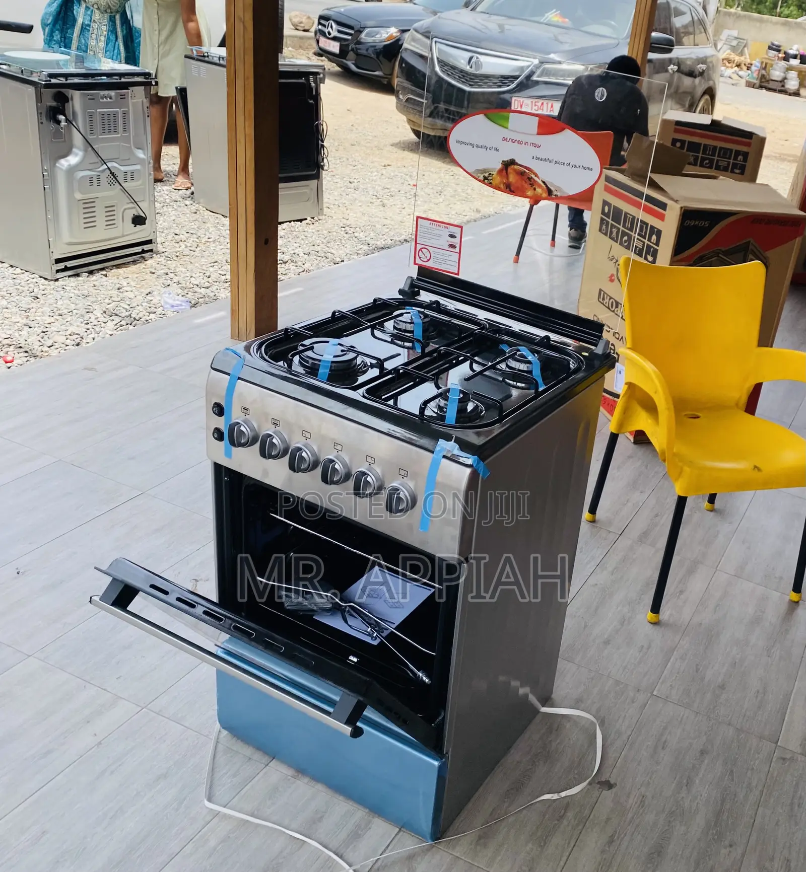 Authentic Ferre 50x60 Newlight 4 Gas Burner With Oven.