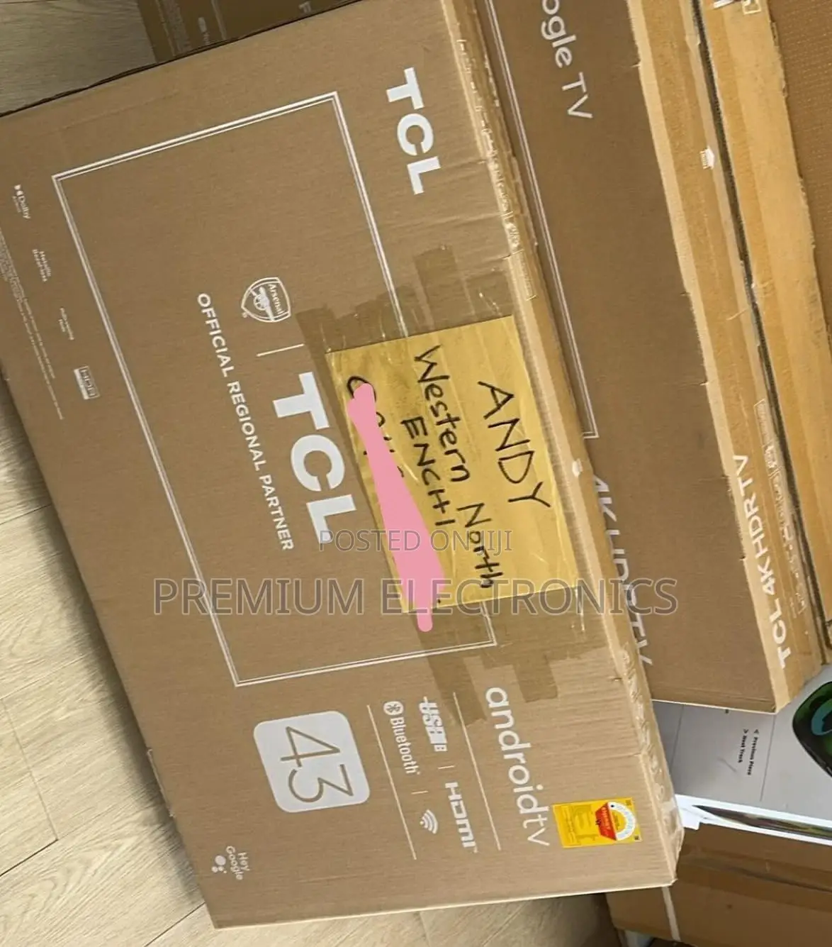 Efficiency and Style TCL 43" Android Smart Digital Sat Tv