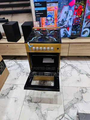 A New Gold Volcano 50/50 4burner Oven Grill