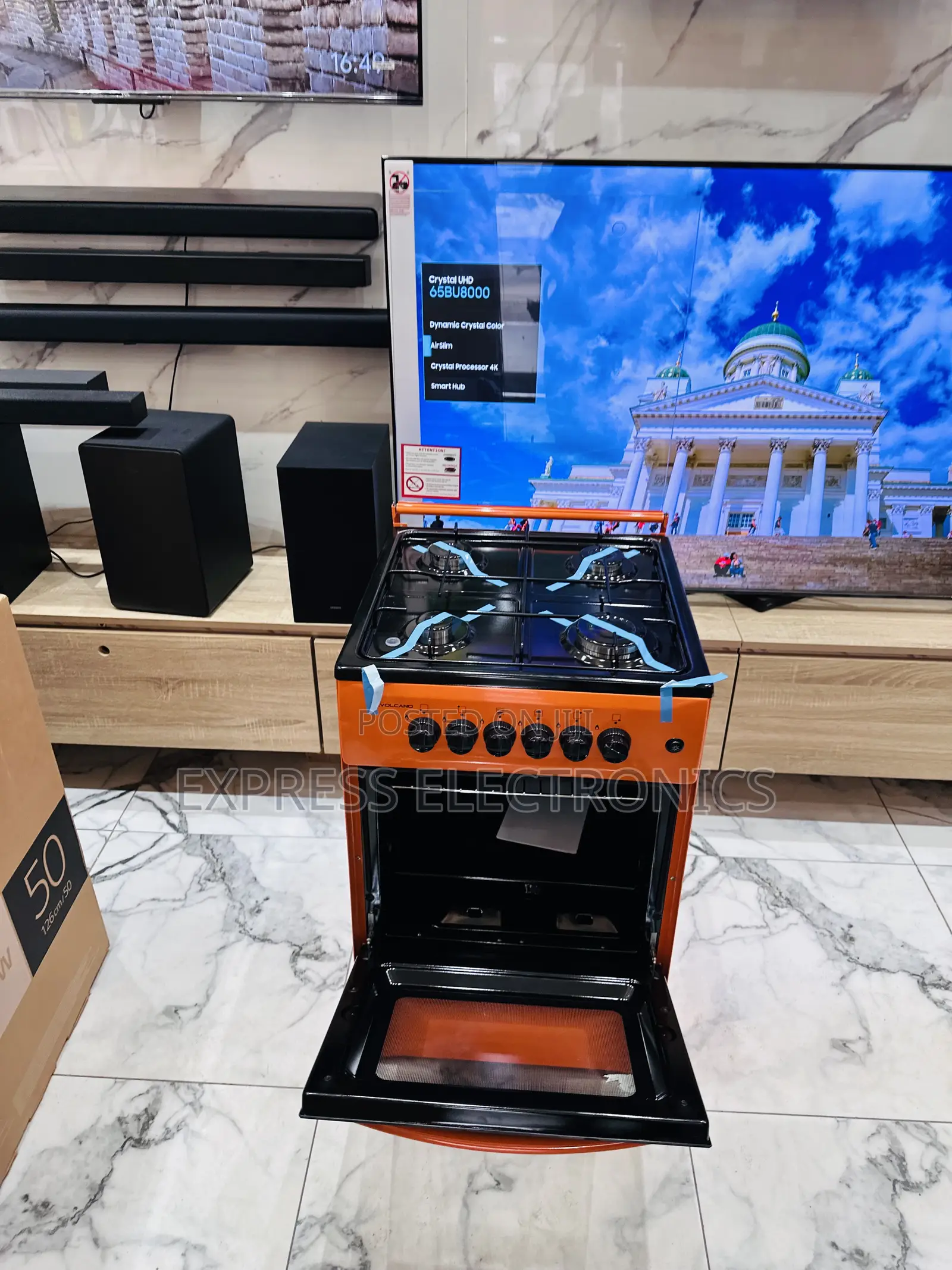Purchase the Best Original Orange Gas Stove Oven 4burner