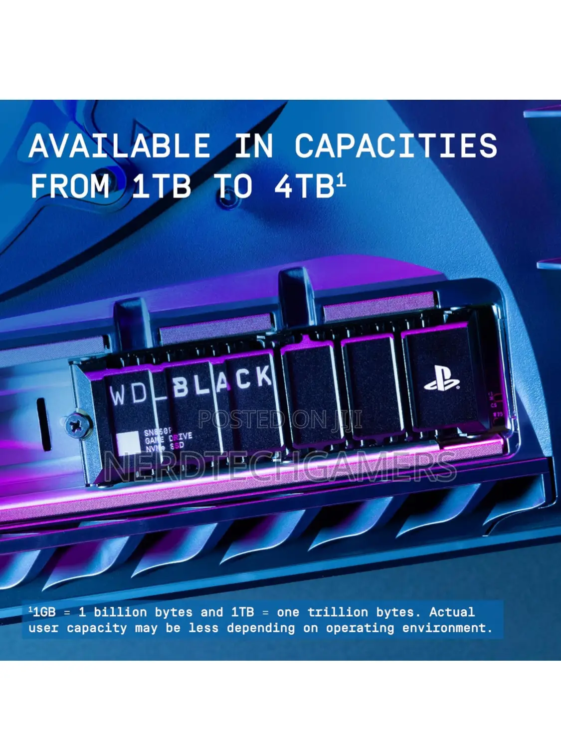 Wd_black 4TB Sn850p Nvme M.2 SSD Storage for Ps5 Consoles