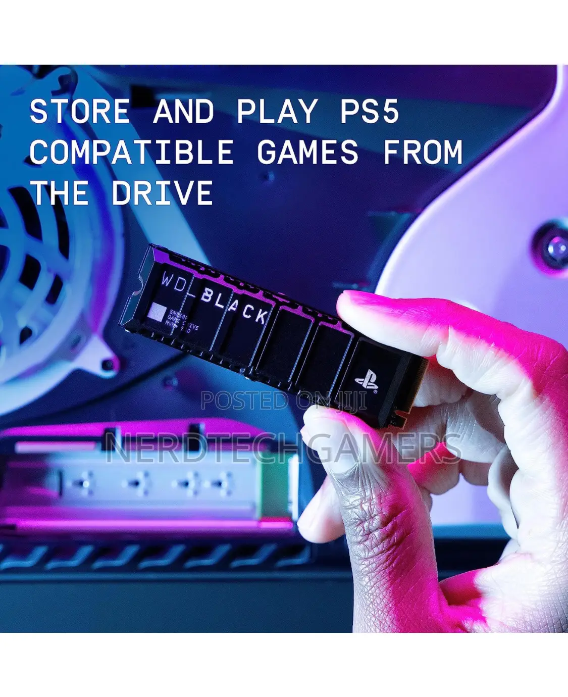 Wd_black 4TB Sn850p Nvme M.2 SSD Storage for Ps5 Consoles