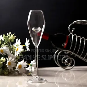 200ml Diamond Insert Champagne Flute