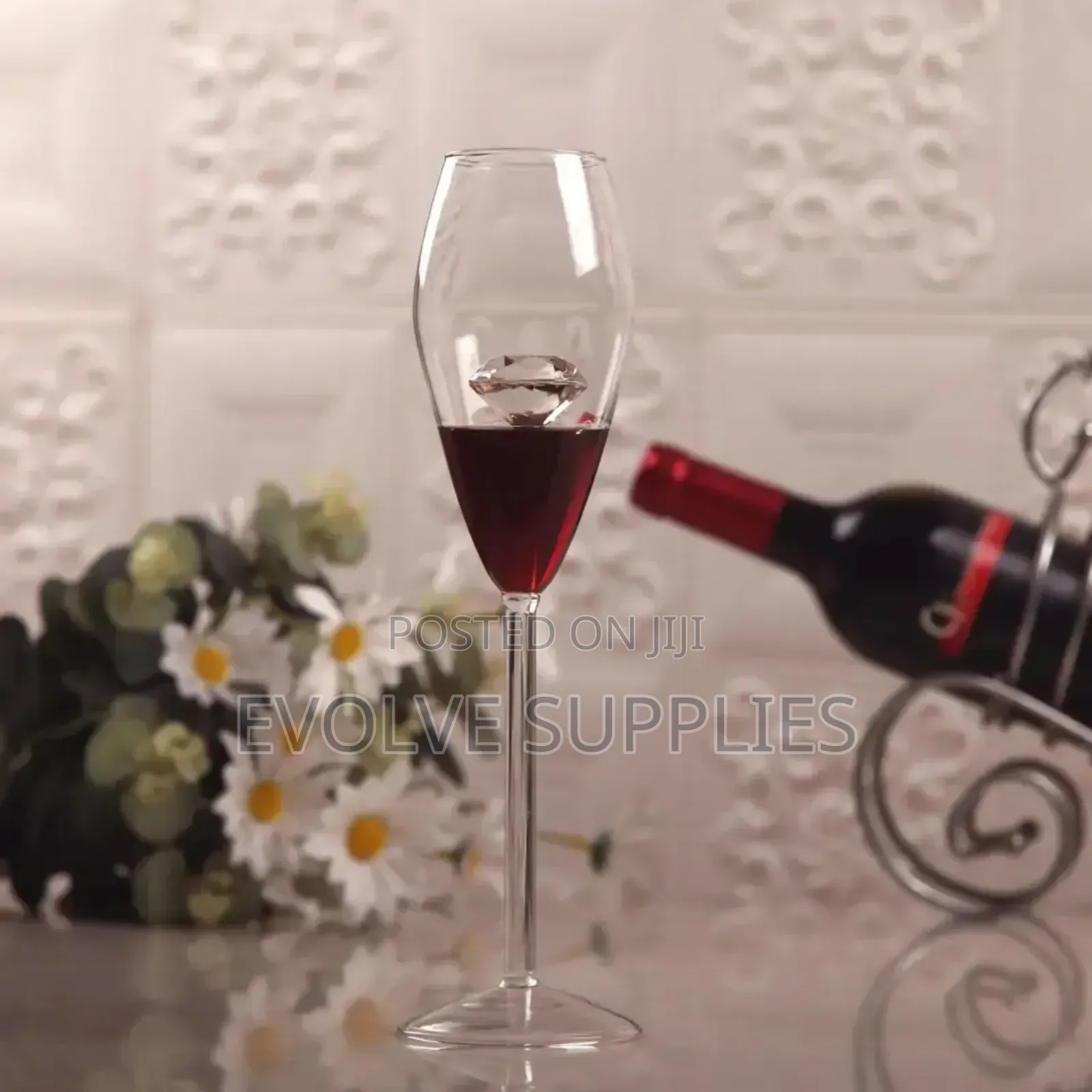 200ml Diamond Insert Champagne Flute