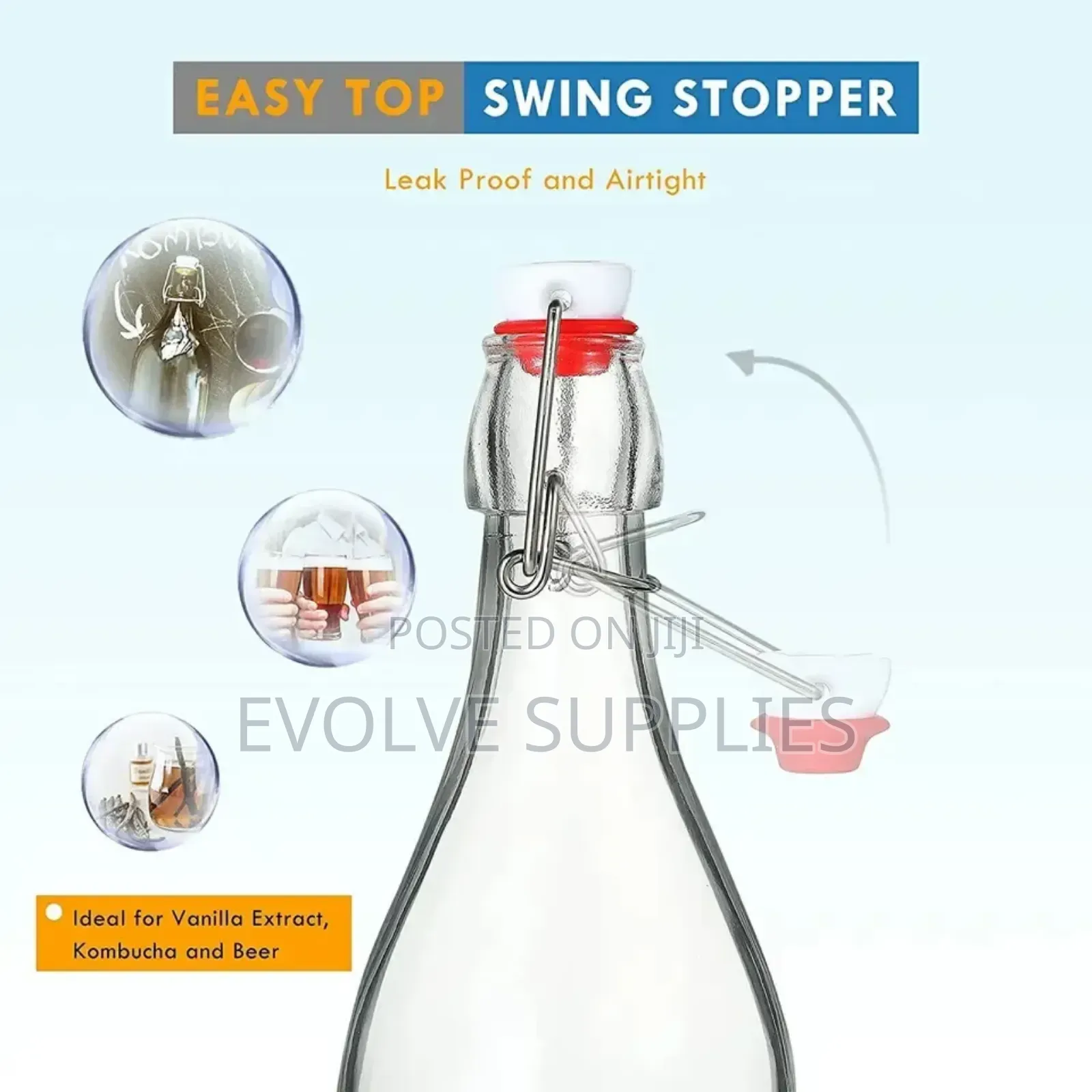 500ml,750ml and 1000ml Swing Bottles