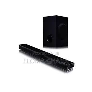 < 2.1 Channel 160W Soundbar With Wireless Subwoofer - New