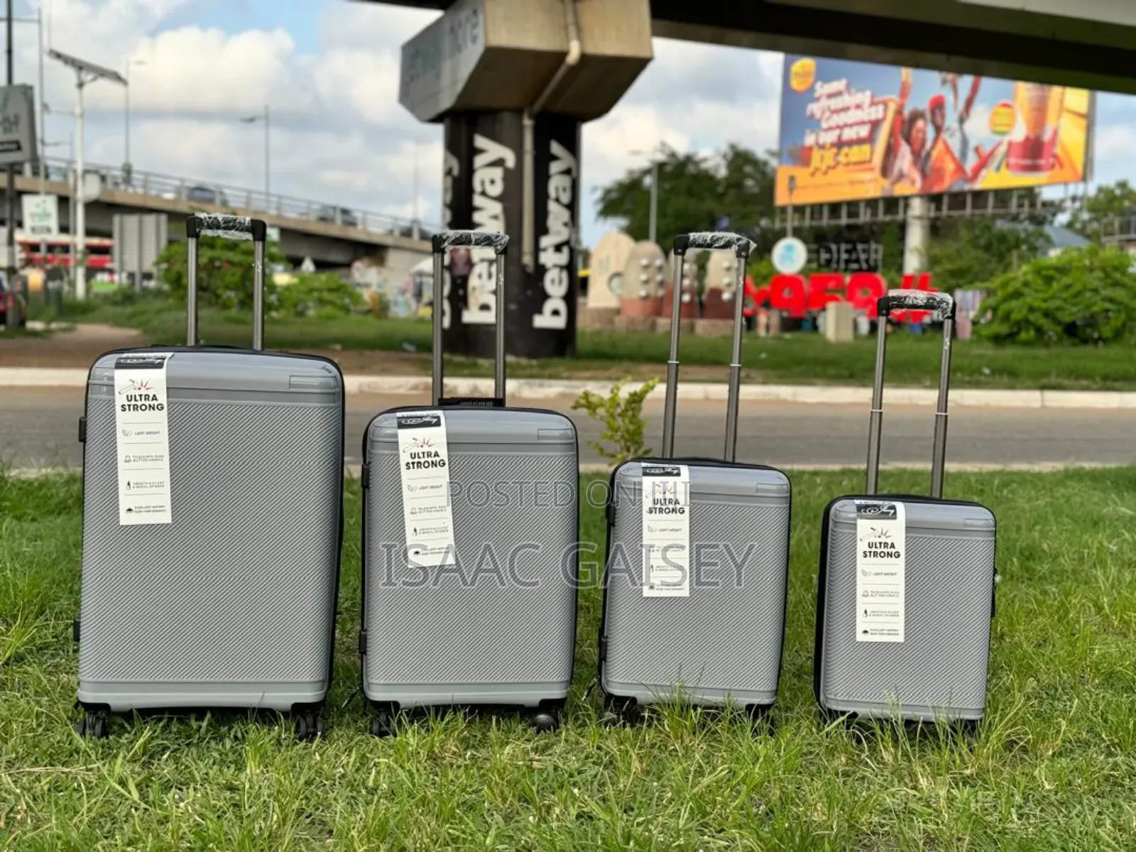 4set Ultra Strong Anticrake Luggages