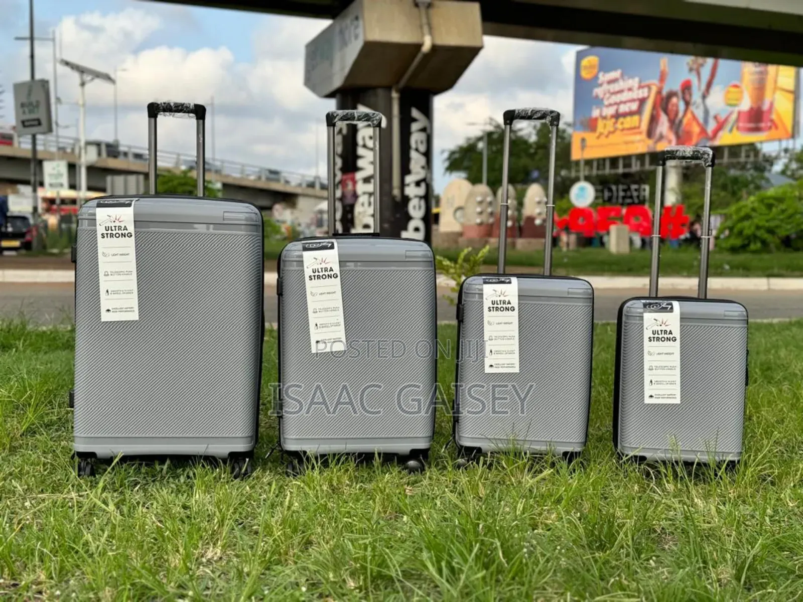 4set Ultra Strong Anticrake Luggages