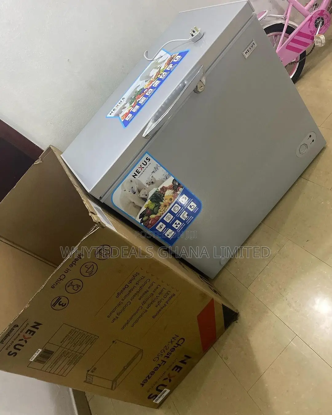 Nexus 210L Energy-Saving Chest Freezer/5-Years Warranty 2024