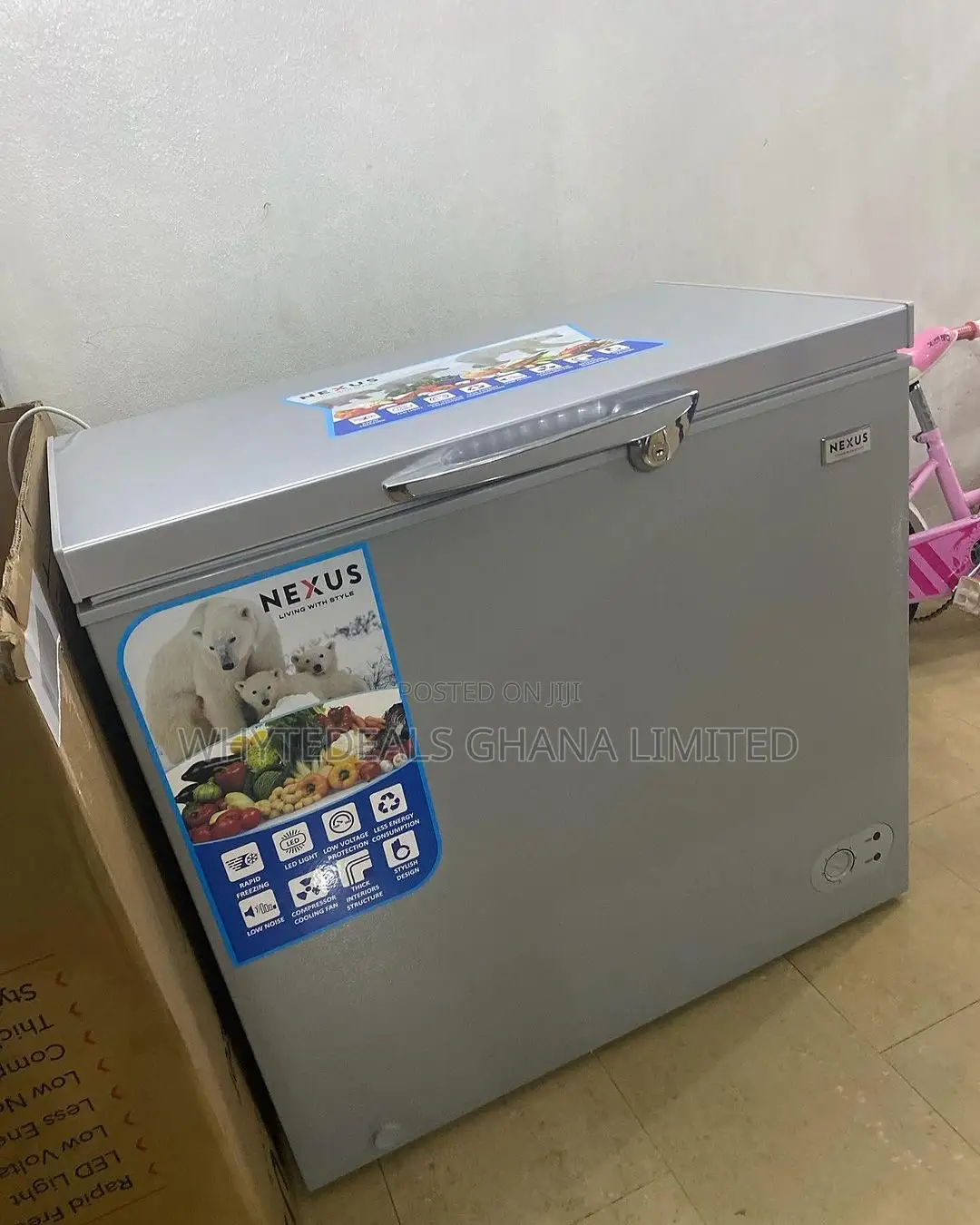 Nexus 210L Energy-Saving Chest Freezer/5-Years Warranty 2024