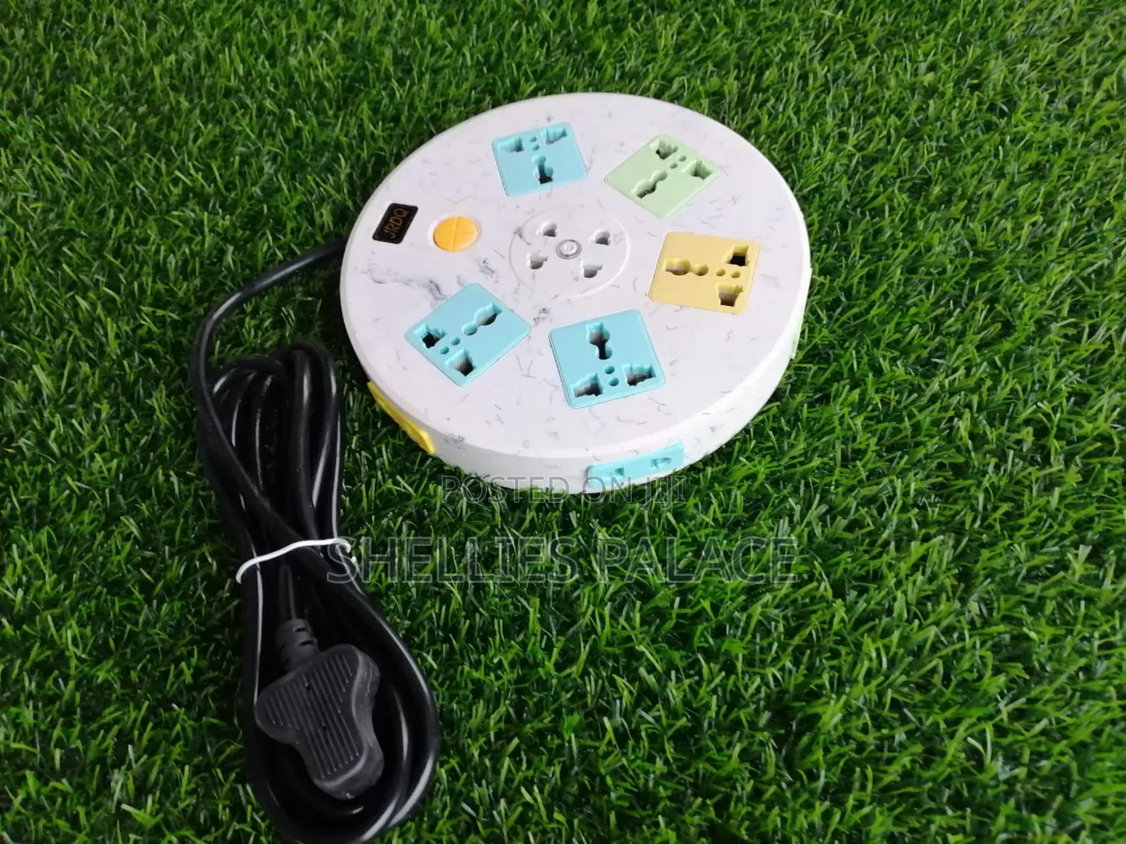 12 Way Electric Power Strip Multi Plug Universal Outlet