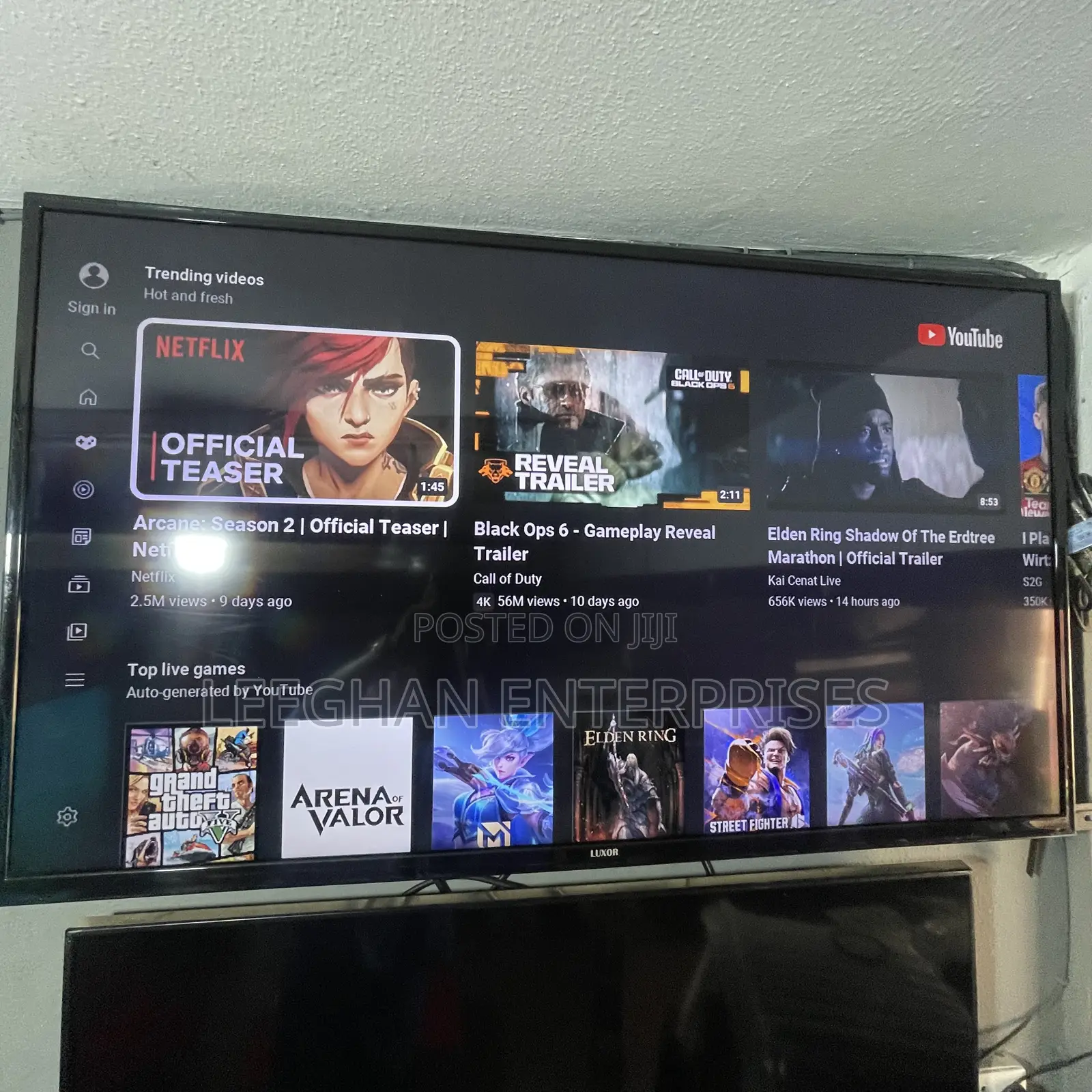 55”Luxor Full Hd Smart Tv