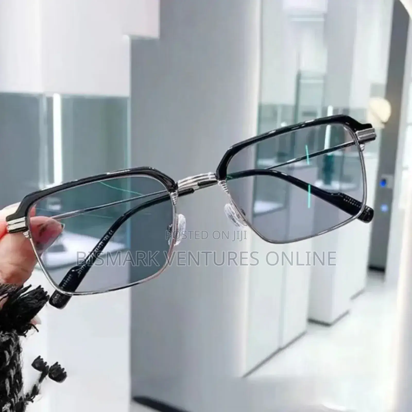 Photochromic Rectangle Eyeglasses For Men Women