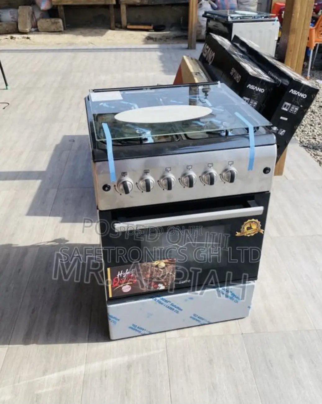 Sealed Ferre 4 Gas Cooker Oven With Grill 60x60cm