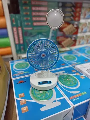Portable Mini Fan With Inbuilt LED