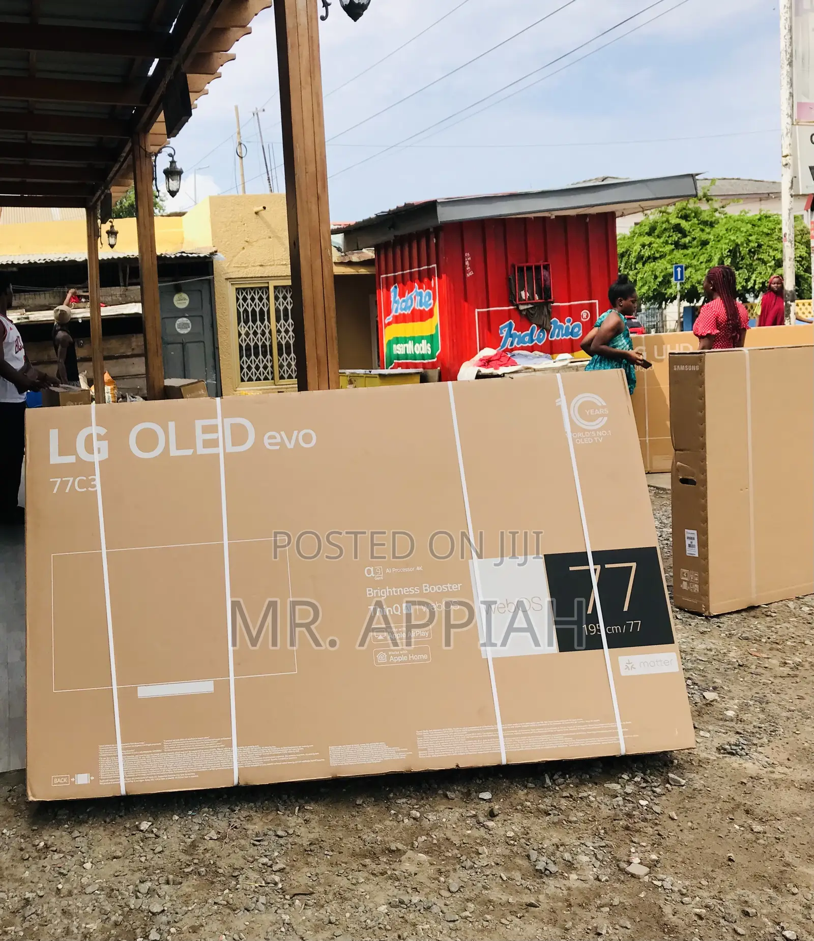 Well Design LG Oled 77 Oled Evo Smart Television(Black).