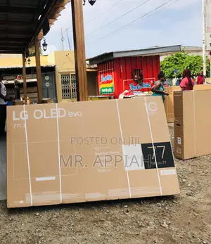 Well Design LG Oled 77 Oled Evo Smart Television(Black).