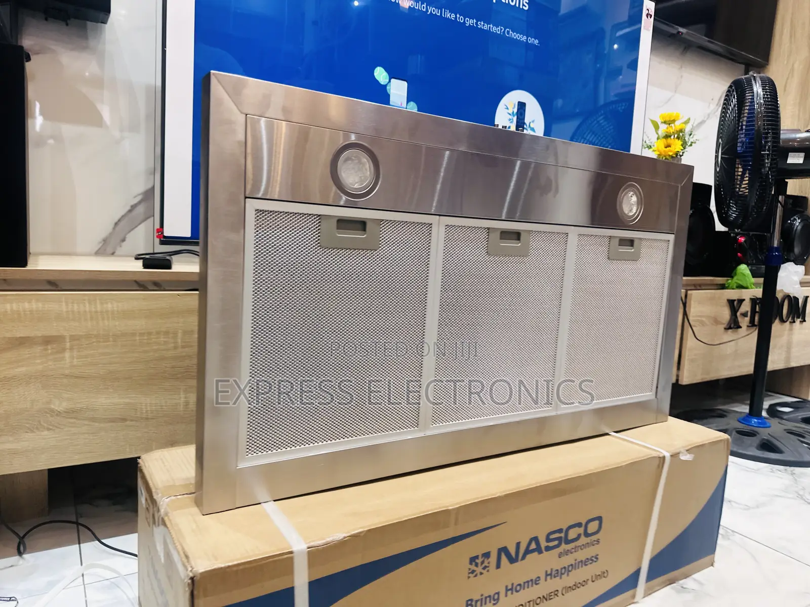 90M21 Big Stainless Steel Hood Range Midea