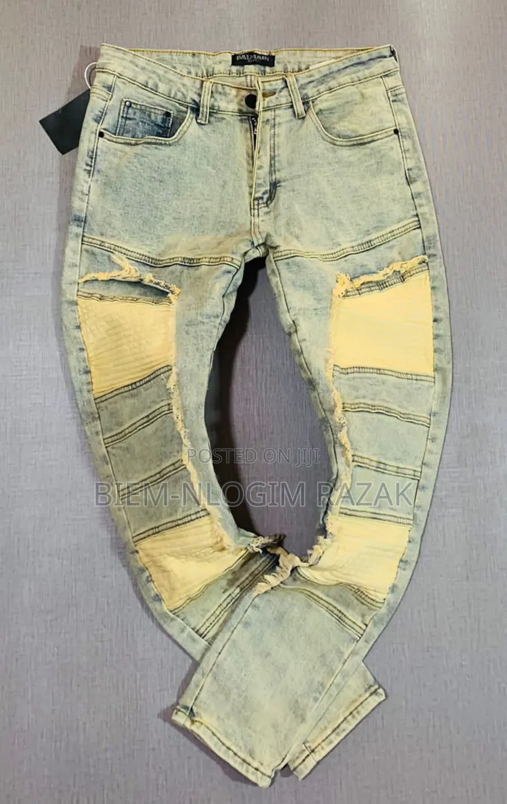 High Quality Plain Jeans Available in Stock