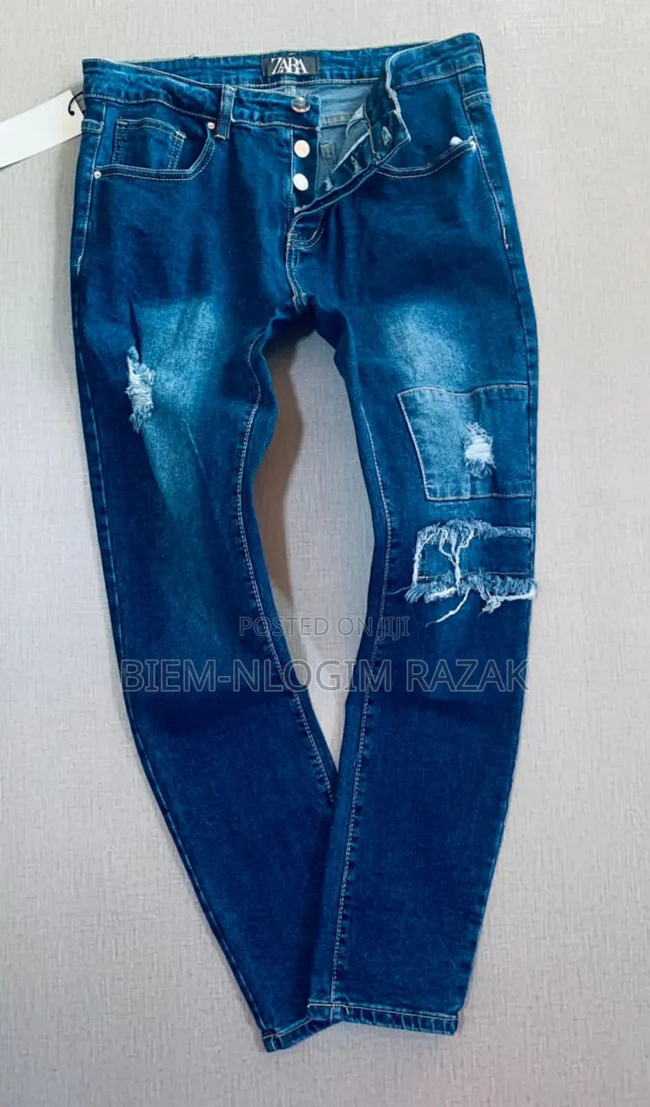 High Quality Plain Jeans Available in Stock
