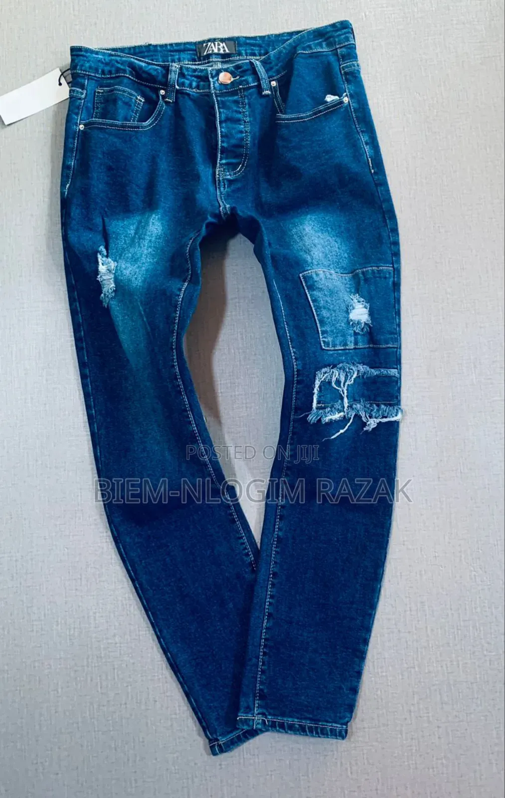 High Quality Plain Jeans Available in Stock