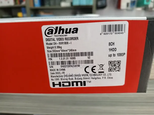 Dahua 8ch DVR Dh-Xvr1b08-I Wizsense Digital Video Recorder 2