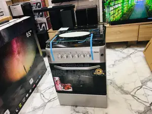 Grey Color Gas Cooker Oven (60/60) 4burner )