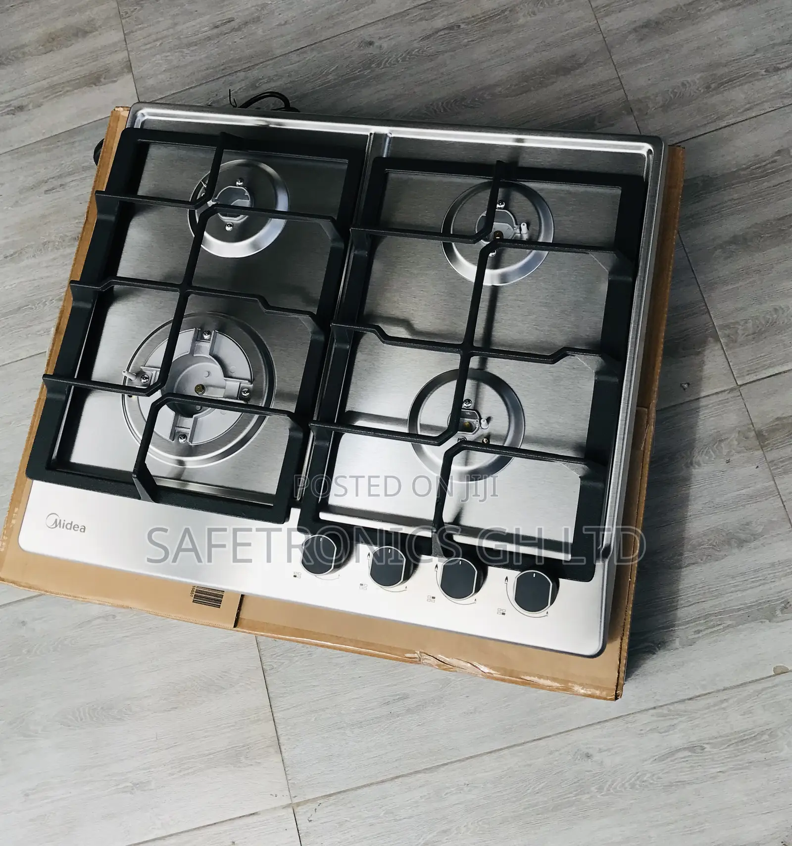 Adjustable 60cm 4 Hobs Midea 60G40ME Gray Cooker