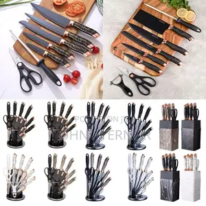 Kitchen Knives Set With Stand