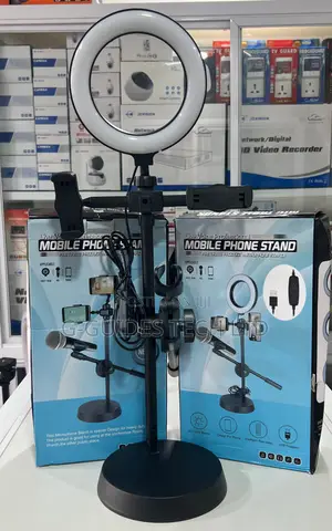 Live Voice Professional Mobile Phone Stand, Mic Table Stand