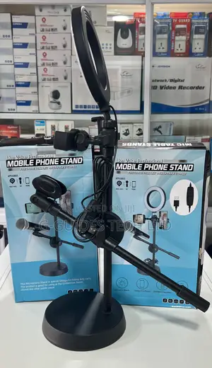 Live Voice Professional Mobile Phone Stand, Mic Table Stand