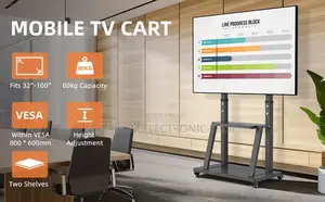 Movable Tv Cart for Tv Between 32”-100”