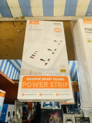 Ldnio Extension Board With Usb X2 Type C Fast Charge